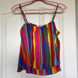 Buddy Love Rainbow Striped Top